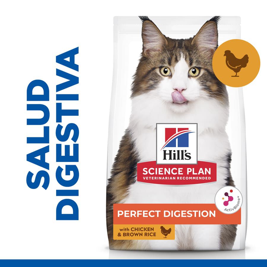 7 kg Hill's Science Plan Perfect Digestion Adult Pollo Pienso para gatos, , large indicador imagen numero 2